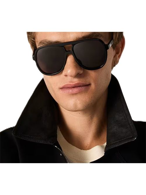 Occhiali da sole stile aviatore con montatura e lenti nere Golden Goose Golden Goose | GUA00671A00065290300